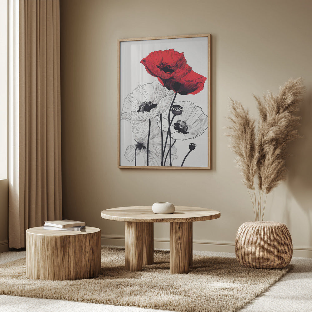 Evergreen Graphic Floral | Poster