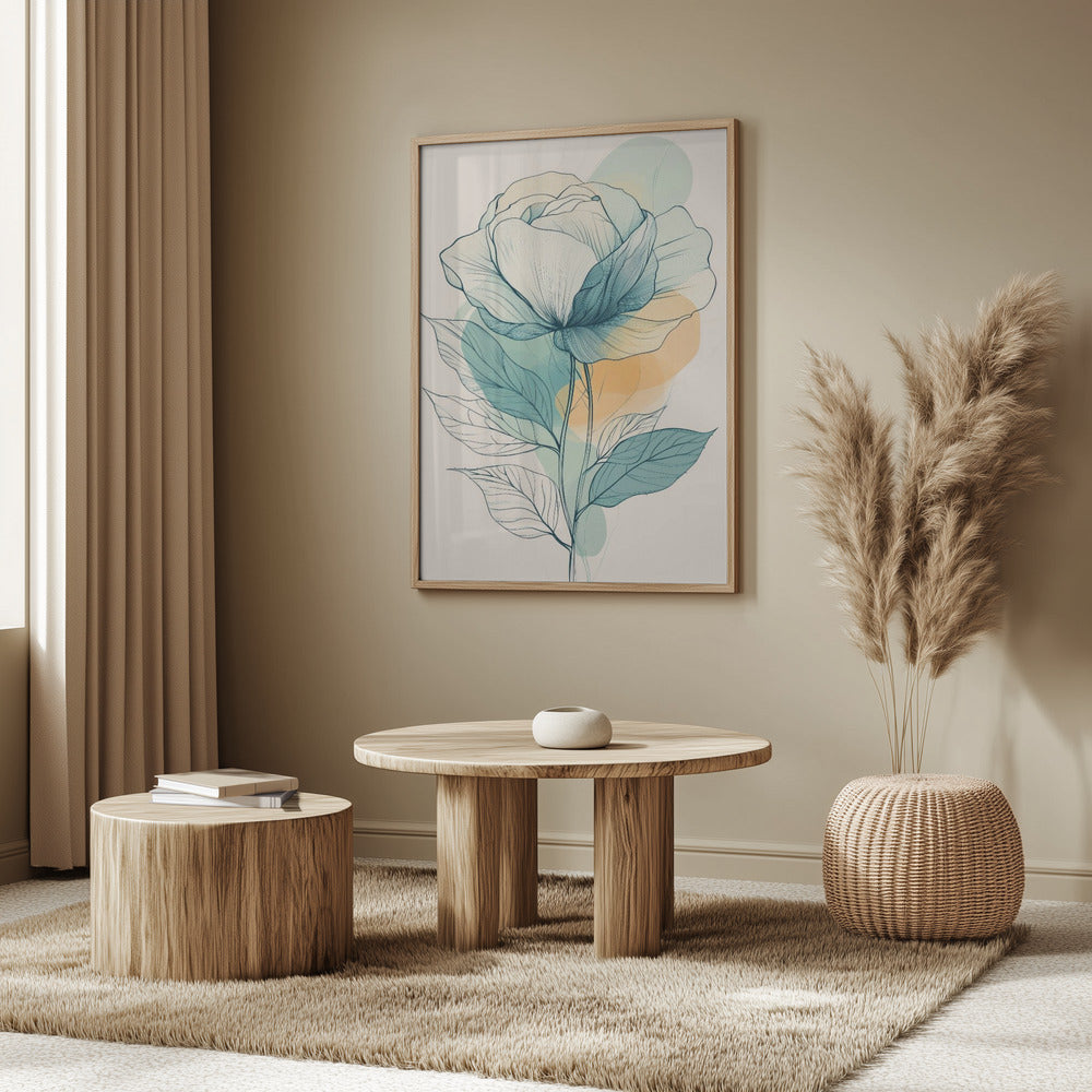 Evergreen Graphic Floral | Poster