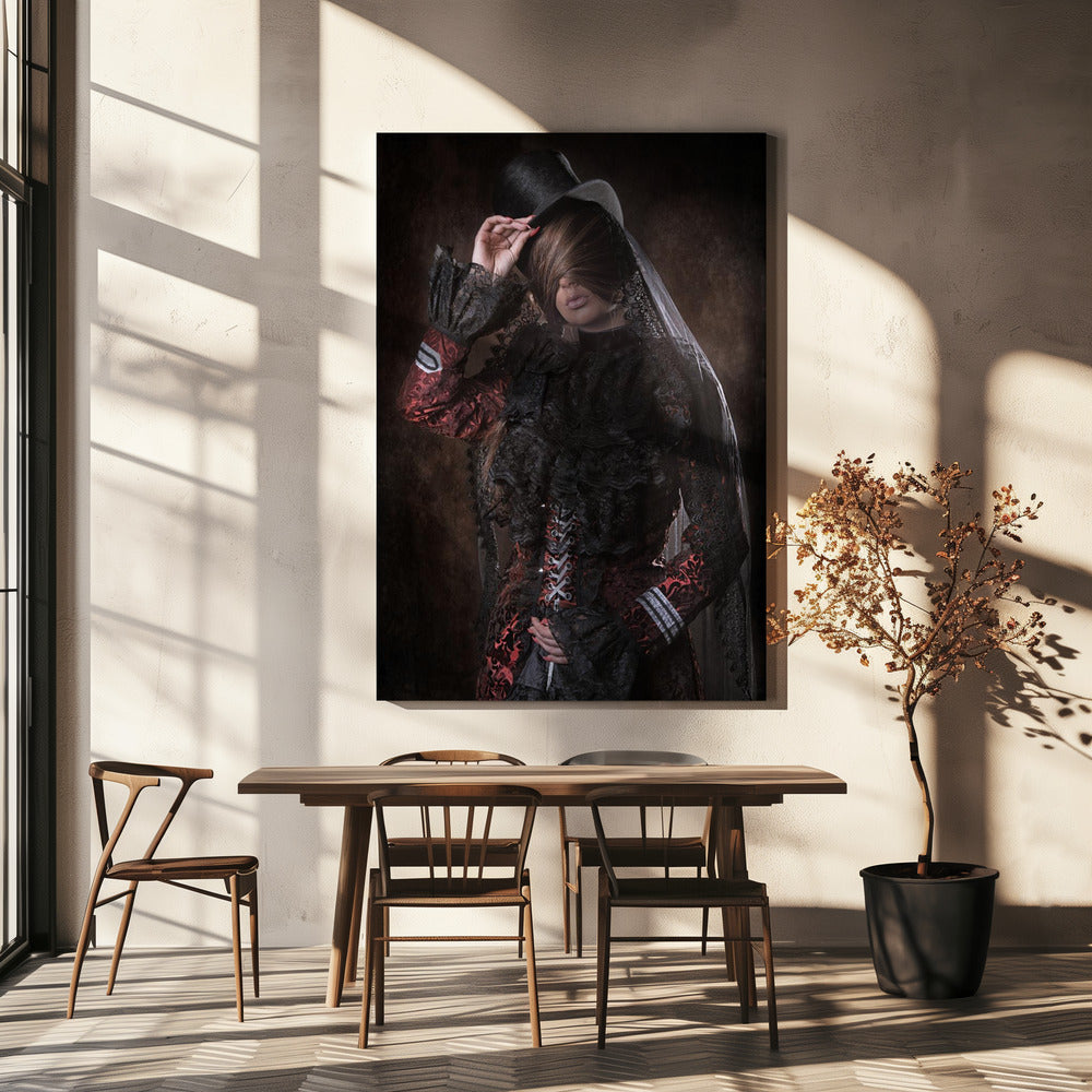 Mysterisk flicka | Canvas
