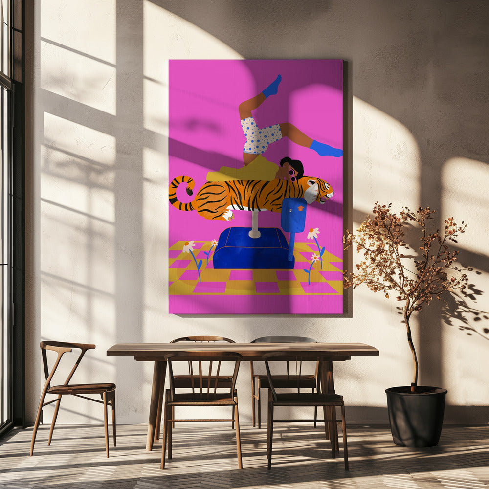 Mets un tigre dans ton cœur | Tableaux sur Toile