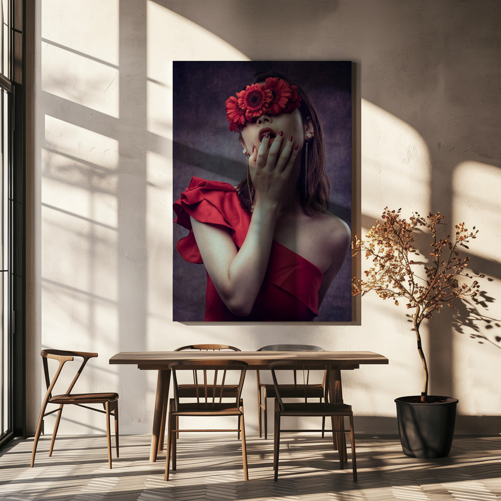 Gerberaflicka | Canvas
