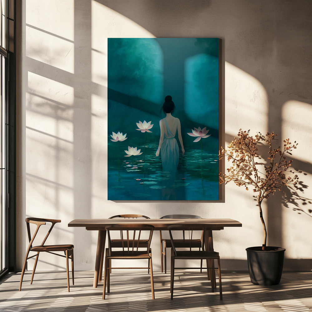 Dans l'étang | Tableaux sur Toile