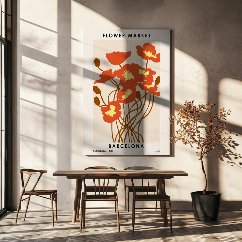 Mercado de las Flores. Barcelona | Impresiones en Lienzo