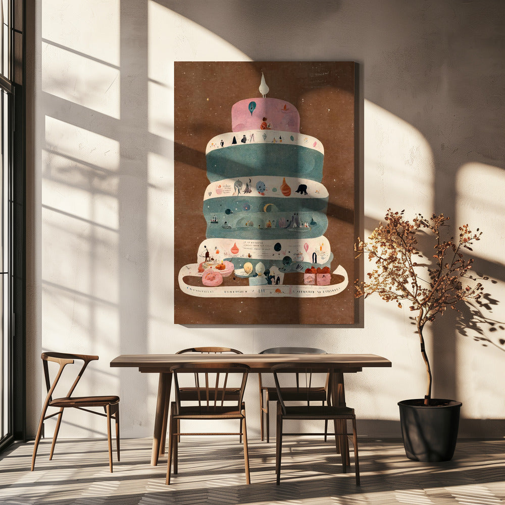 Mon premier anniversaire | Tableaux sur Toile