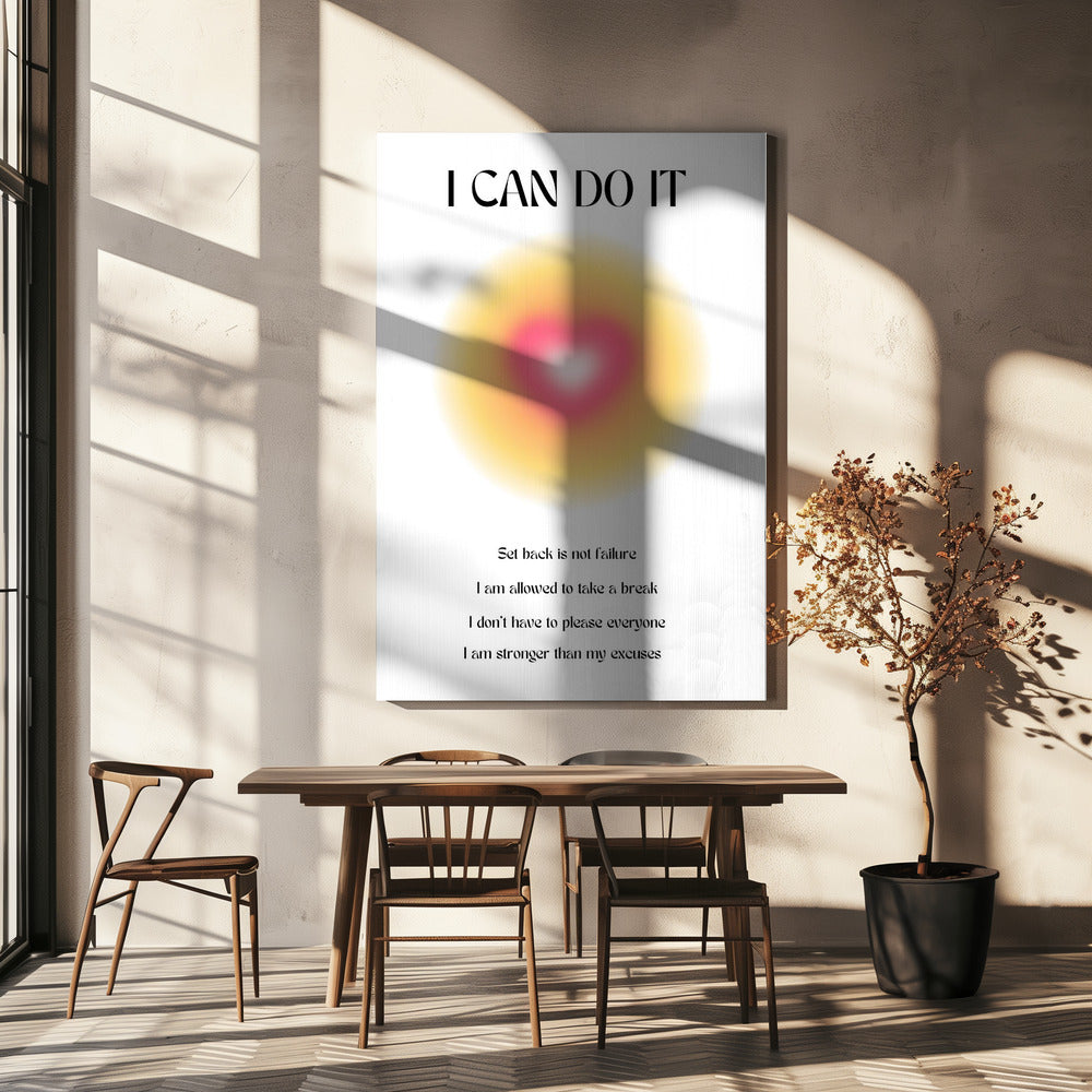 Motivational Aura Poster | Canvas