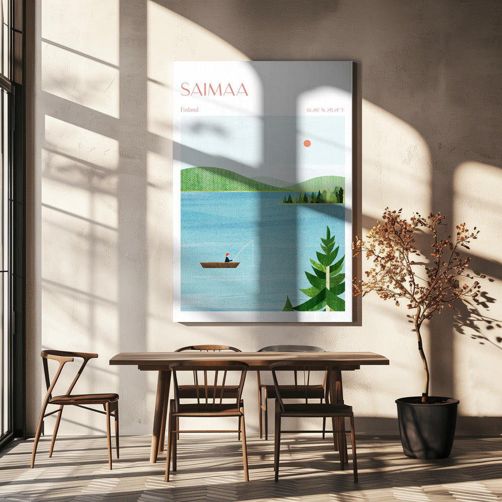 Lago Saimaa, Finlandia | Impresiones en Lienzo