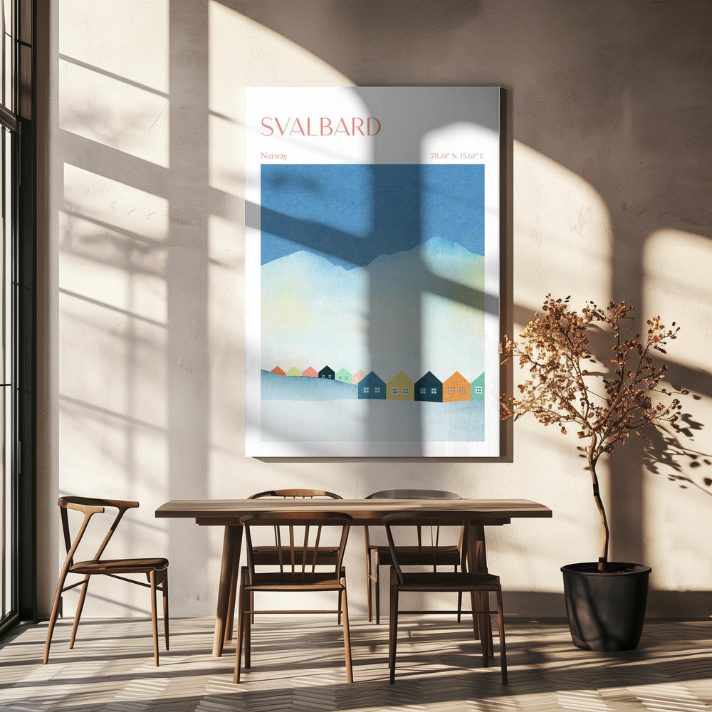 Svalbard, Norwegia | Wydruki na łótnie