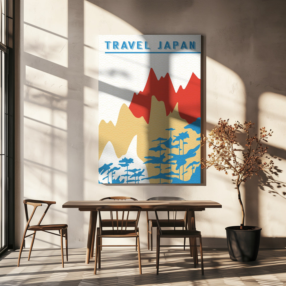 Reizen Japan Minimalisme III | Canvasprints