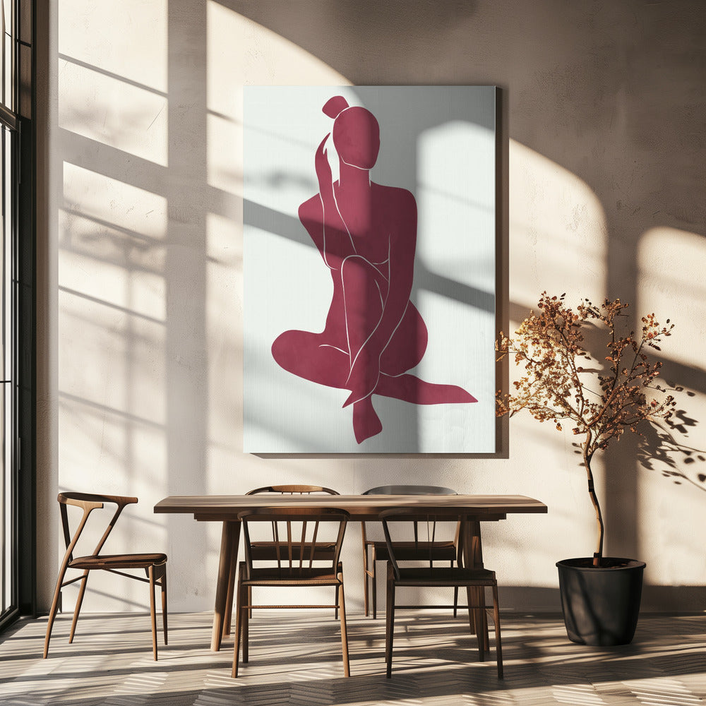 Henri Matisse Minimalistisk Kvinde #3 | Lærredsbilleder