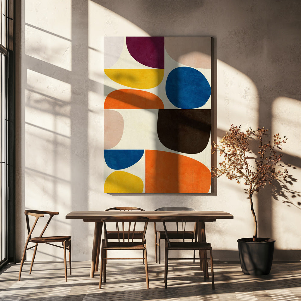 Bauhaus vívido | Impresiones en Lienzo