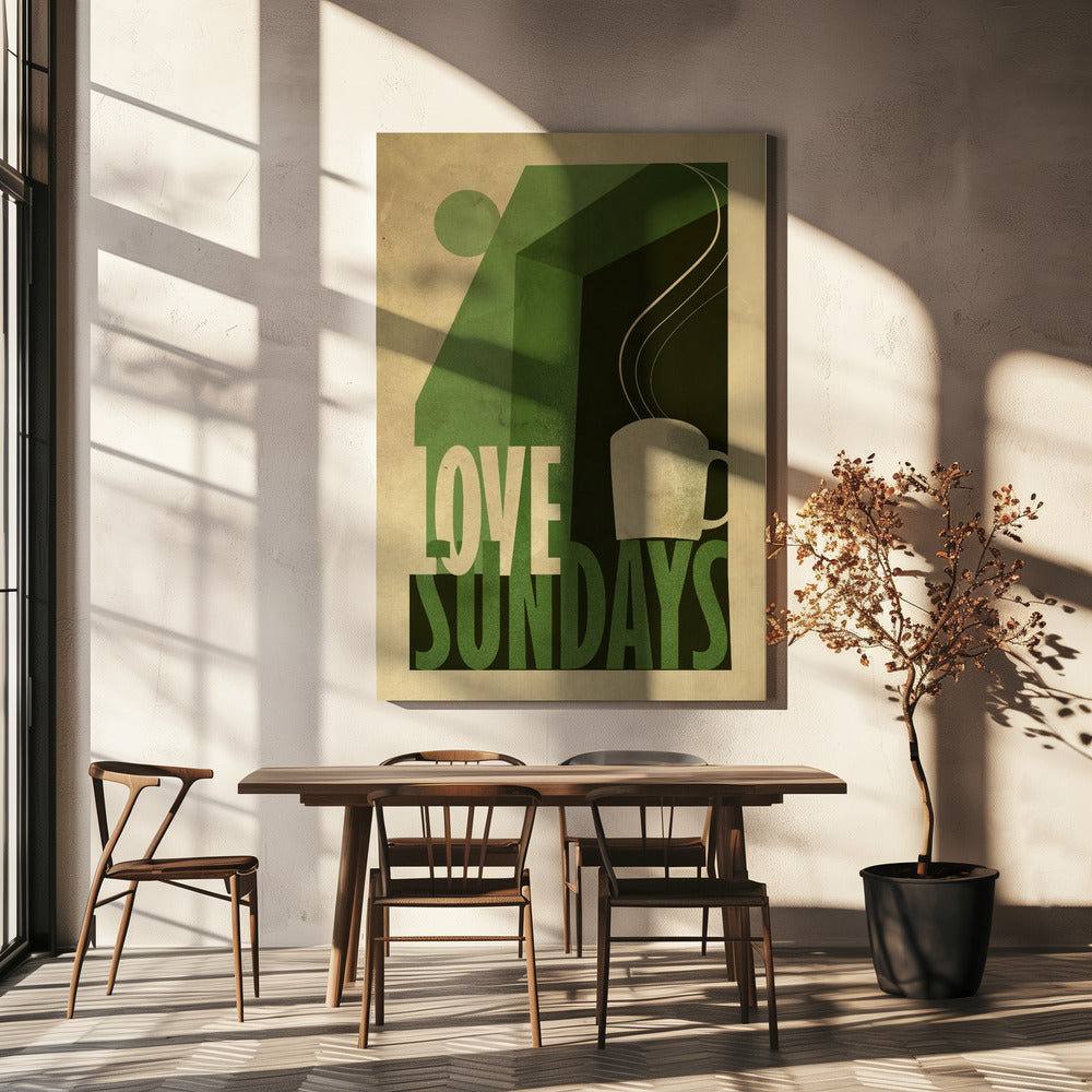 Kärlekssöndagstryck | Canvas