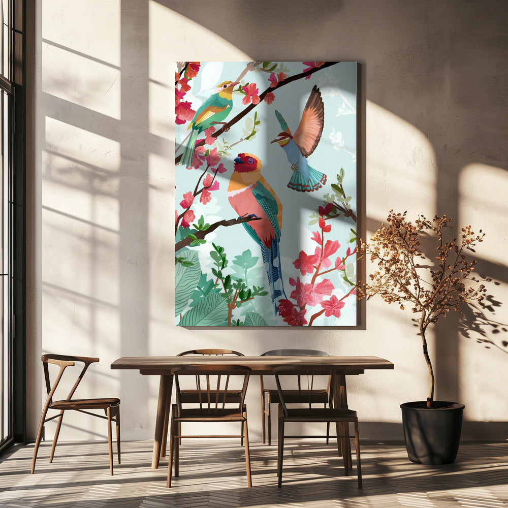 Birds of Summer | Canvas