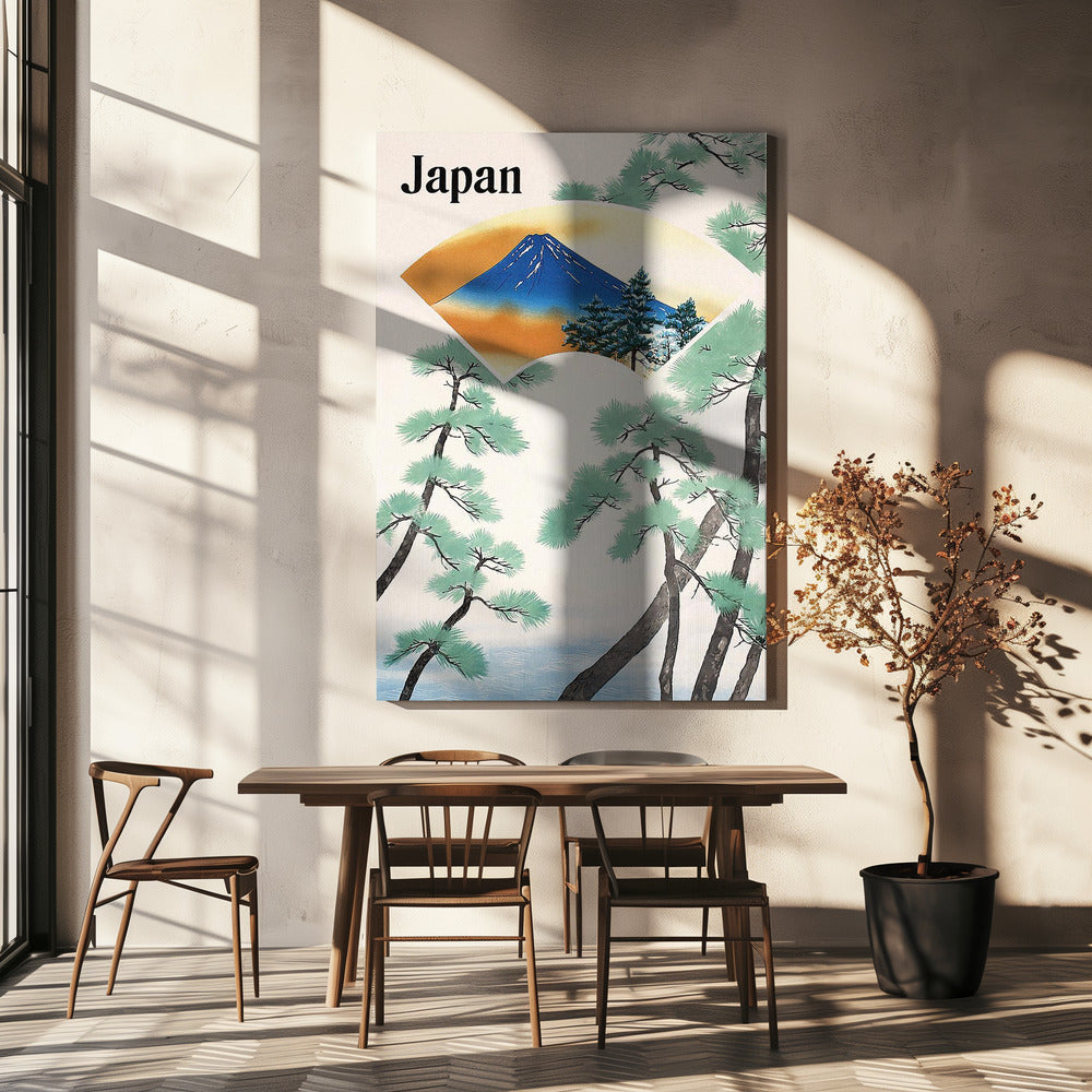 1930'ernes japanske statslige jernbaners rejser Plakater - Kunsttryk | Lærredsbilleder