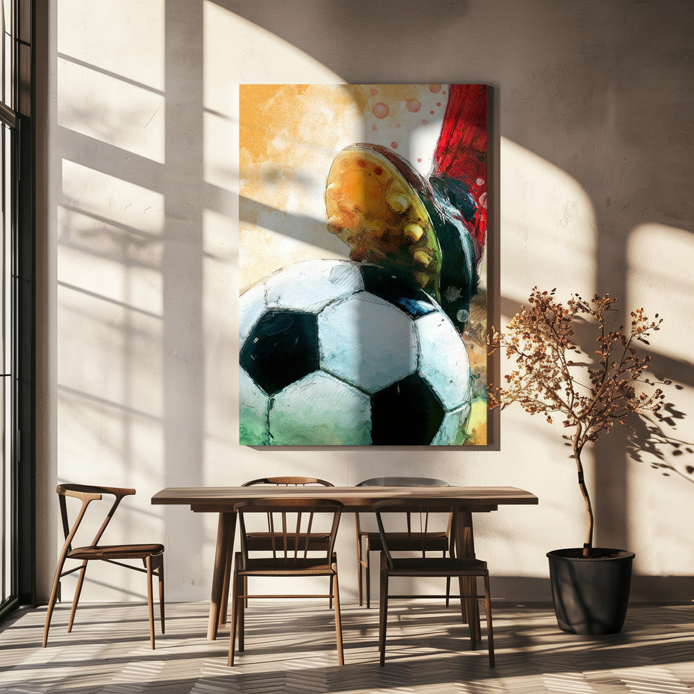 Football 1 art sportif | Tableaux sur Toile