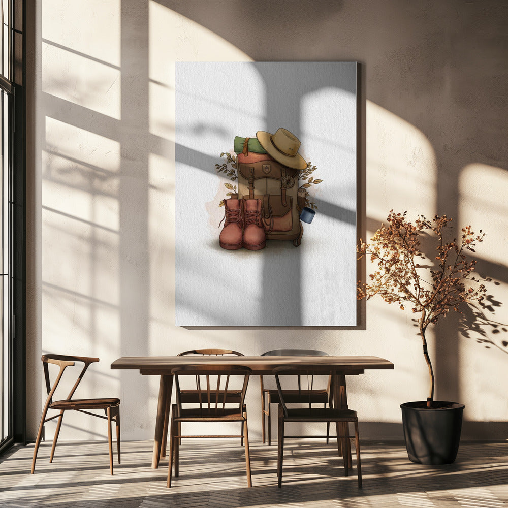 Sac à dos de voyage | Tableaux sur Toile