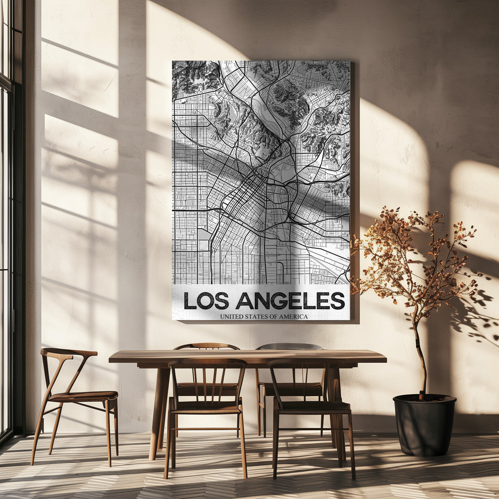 Los Ángeles Blanco | Impresiones en Lienzo