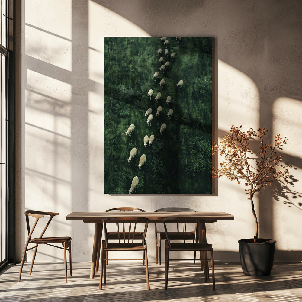 Sheep&#039;s Journey Home | Canvas