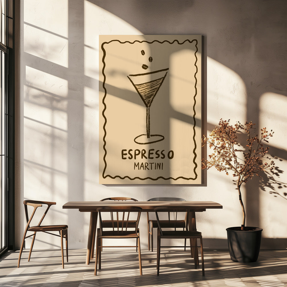 Poster Espresso Martini Up | Canvas