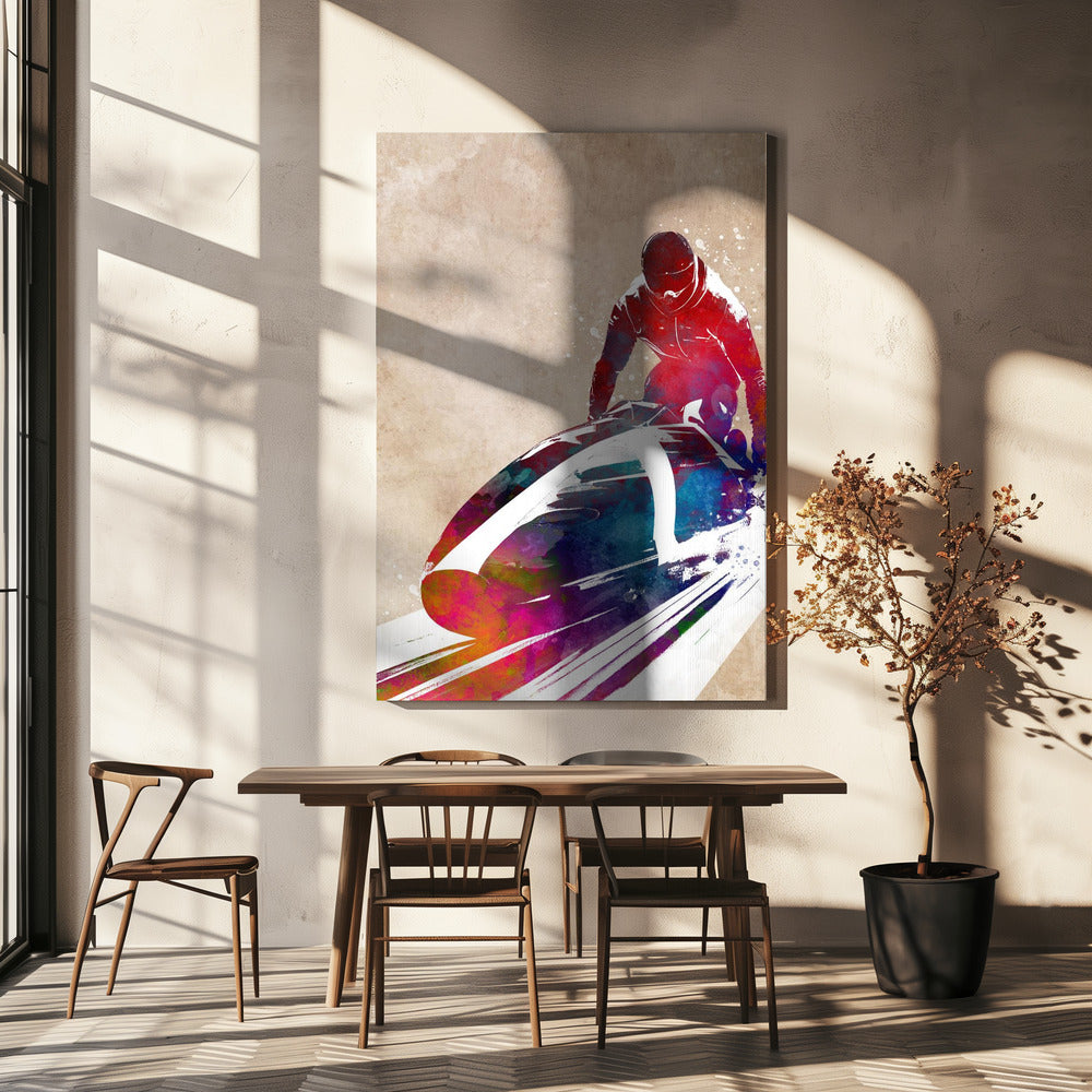 Sport Bobsleigh Art (1) | Canvas