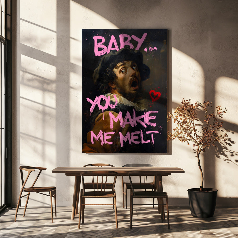 Schatje, jij laat me smelten | Canvasprints