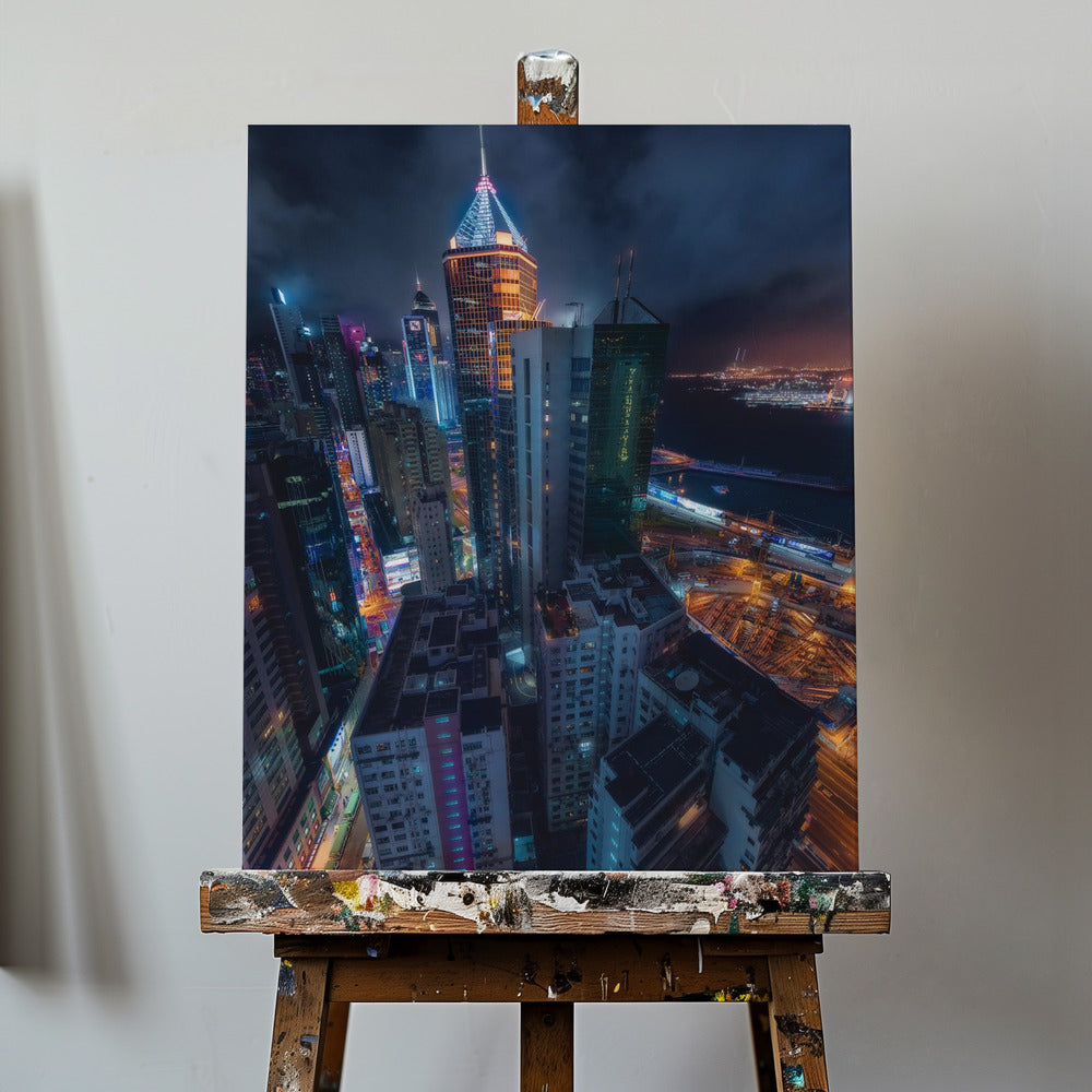 Volare a Hong Kong | Stampe su Tela