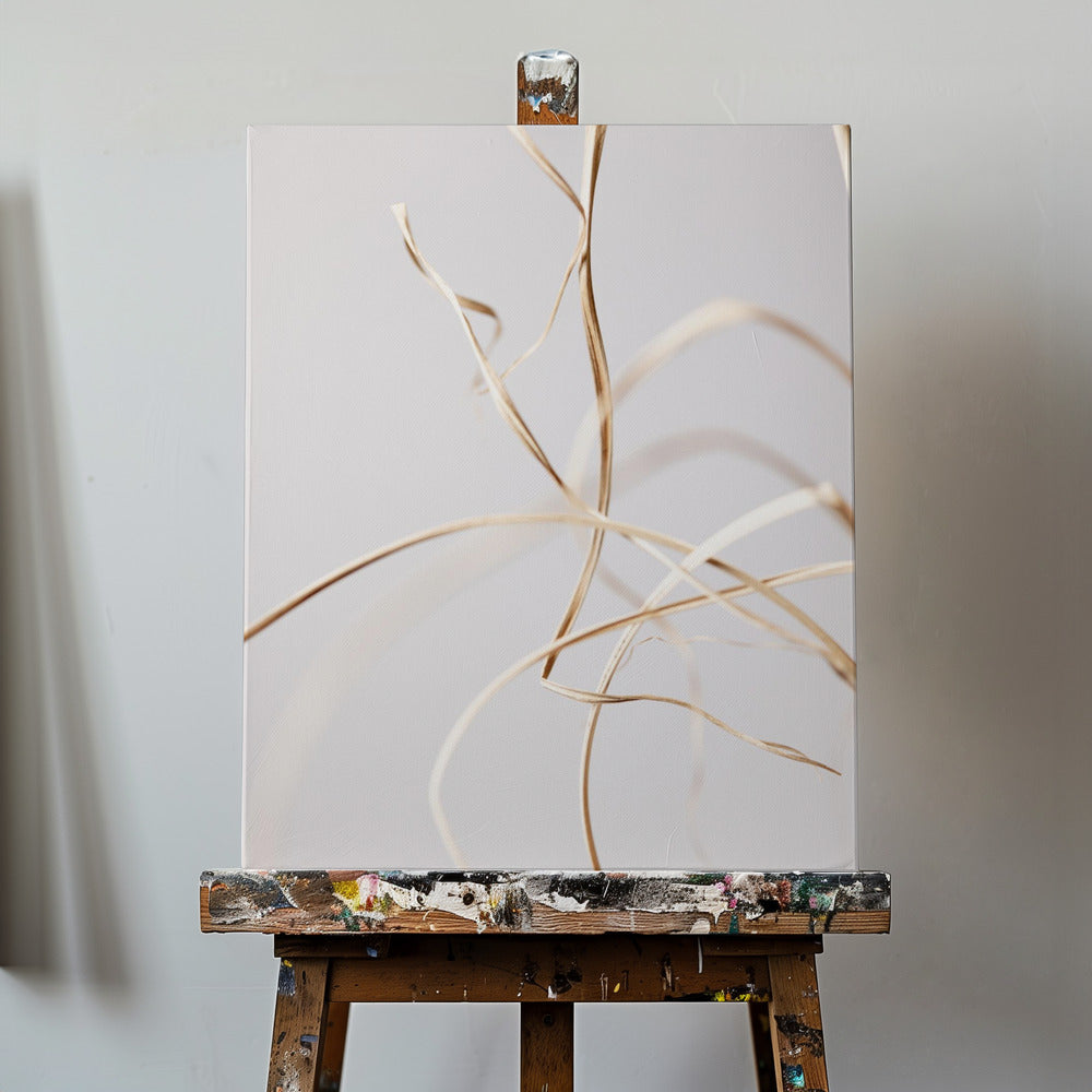 Dried Grass Grey 02 | Canvas