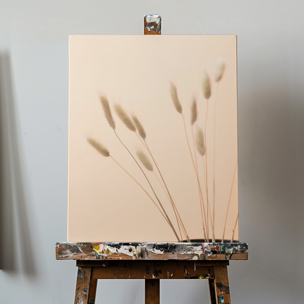 Bunny Grass Peach 01 | Canvas