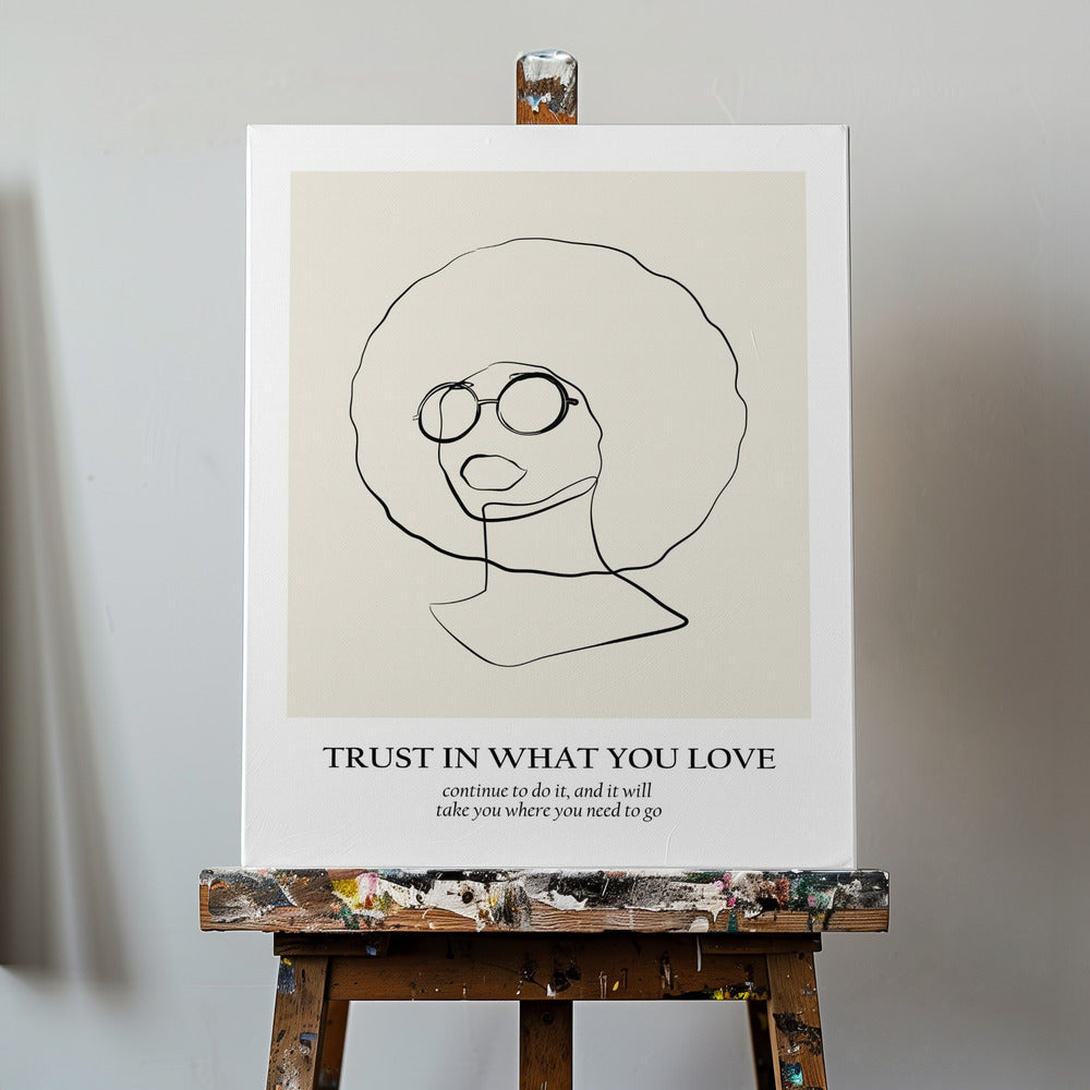Dessin au trait | Tableaux sur Toile
