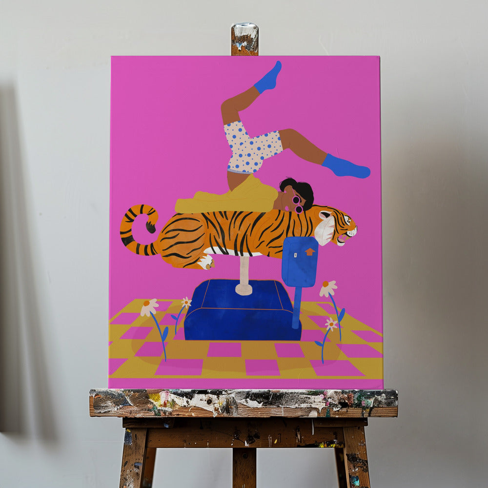 Mets un tigre dans ton cœur | Tableaux sur Toile