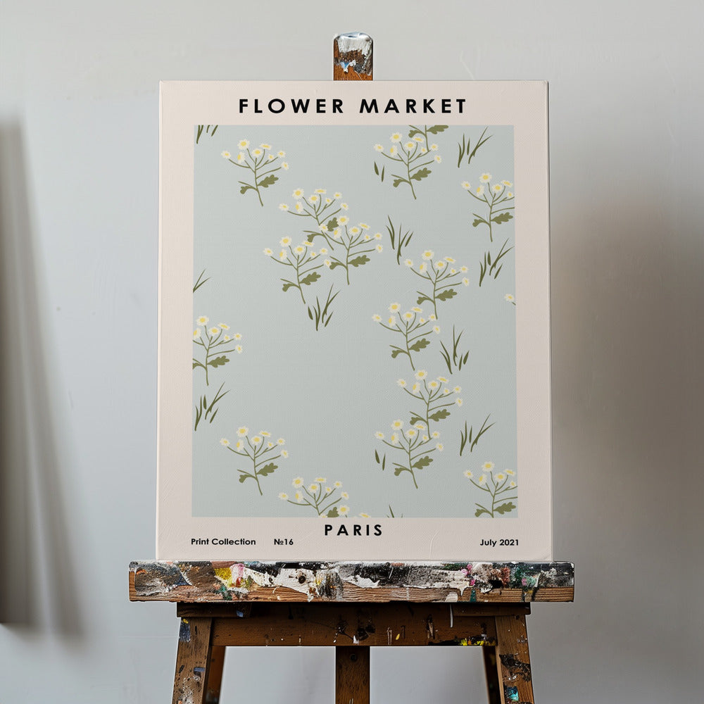 Blomstermarked Paris | Lærredsbilleder