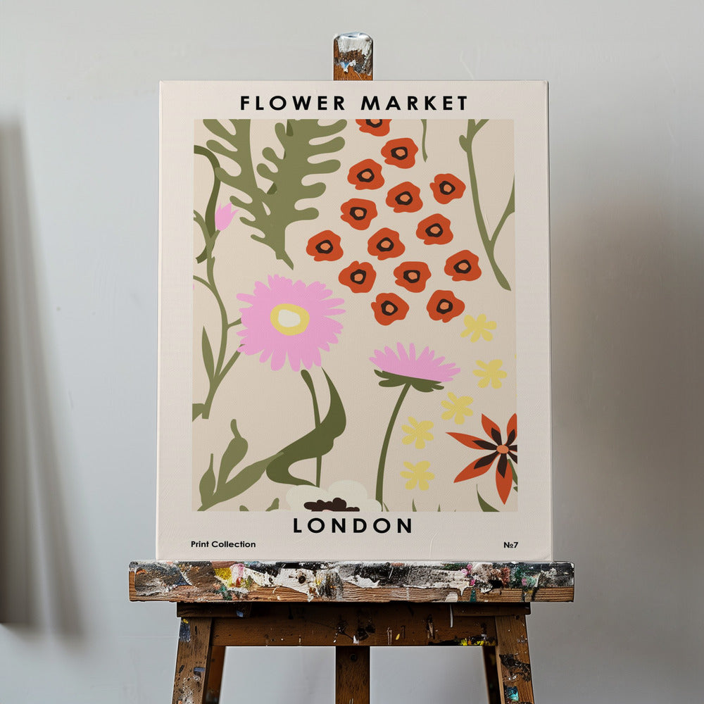 Blomstermarknaden i London | Canvas