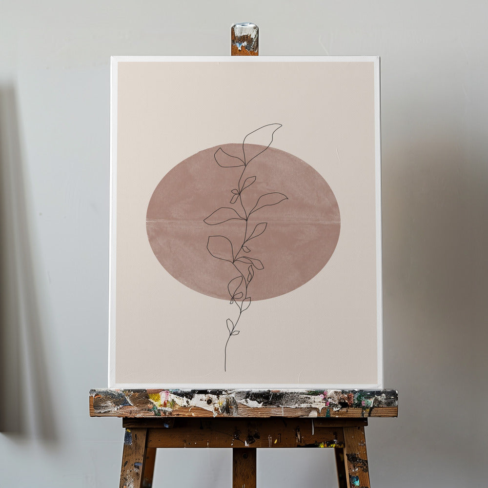 Line Flower | Canvas