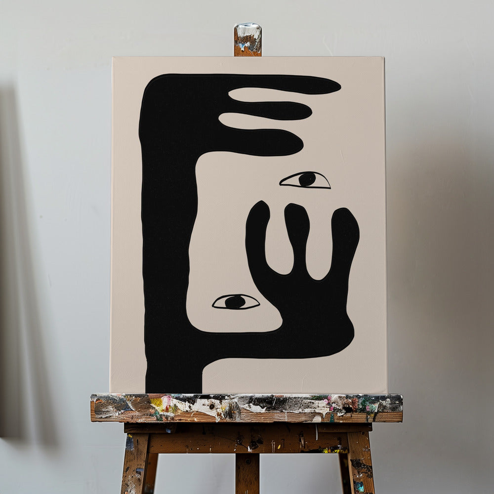Volto astratto n. 2. | Stampe su Tela