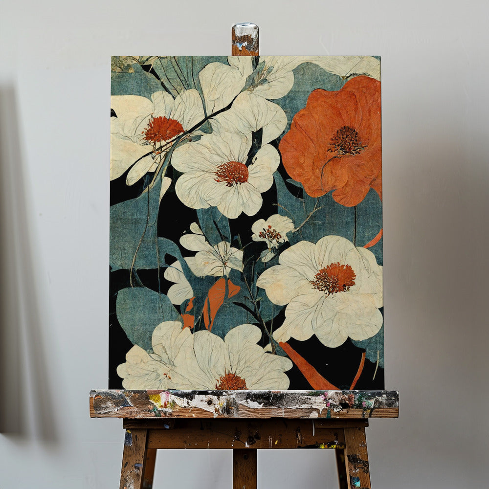 Asiatiske blomster | Lærredsbilleder