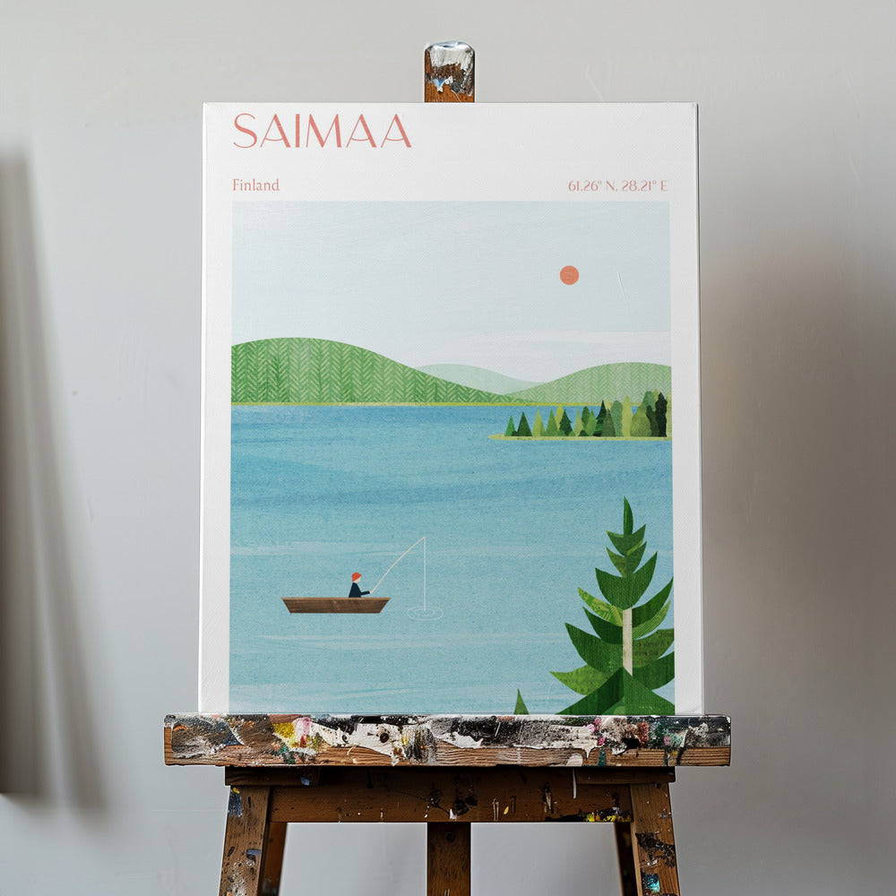 Lago Saimaa, Finlandia | Impresiones en Lienzo