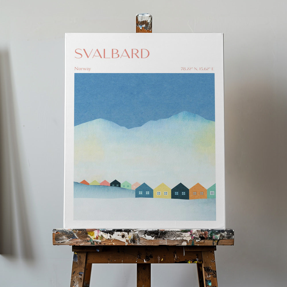 Svalbard, Norwegia | Wydruki na łótnie