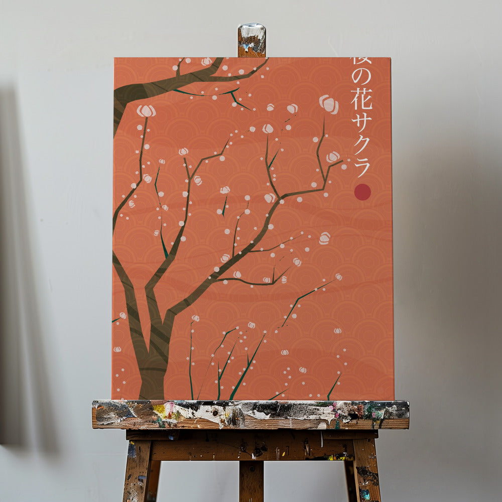 Sakura pas de hana | Tableaux sur Toile