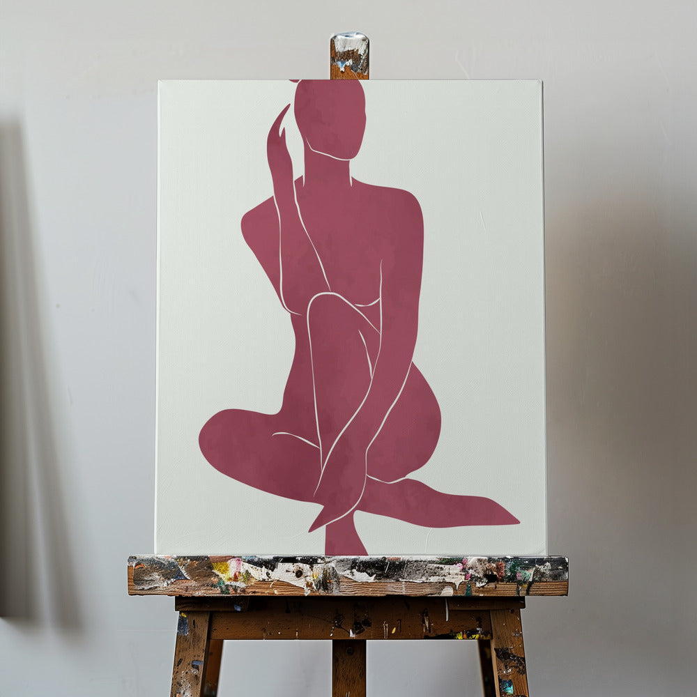 Henri Matisse Minimalistisk Kvinde #3 | Lærredsbilleder