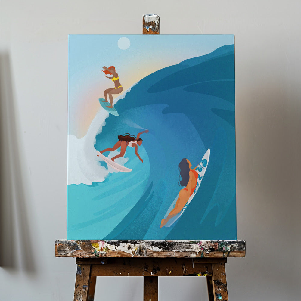 Surfer | Leinwand-Bilder