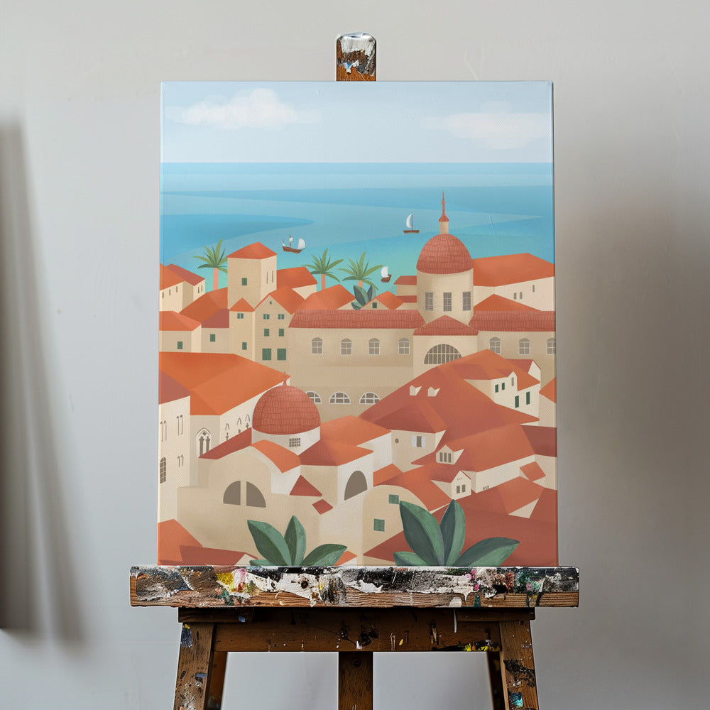 Casco antiguo de Dubrovnik | Impresiones en Lienzo