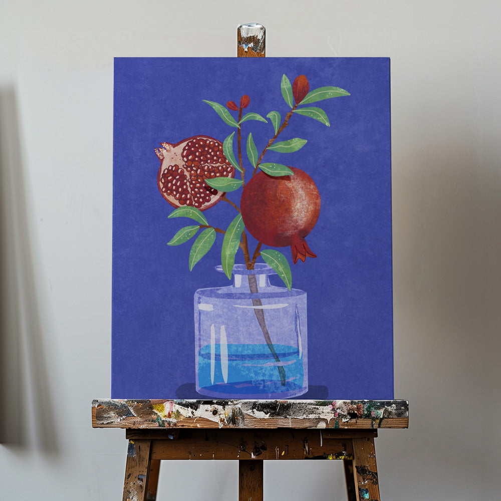 melograno in vaso | Stampe su Tela