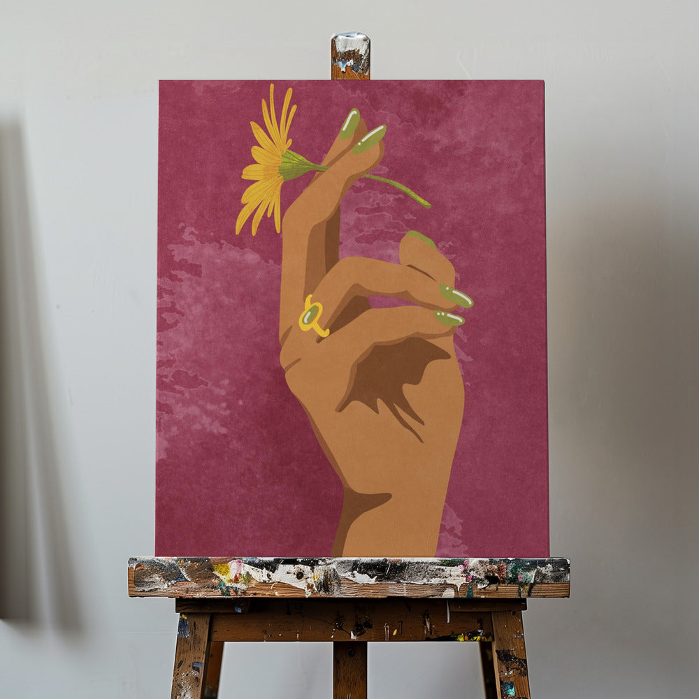 Fleur à fumer | Tableaux sur Toile