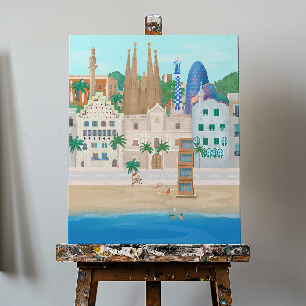 Barcellona | Stampe su Tela
