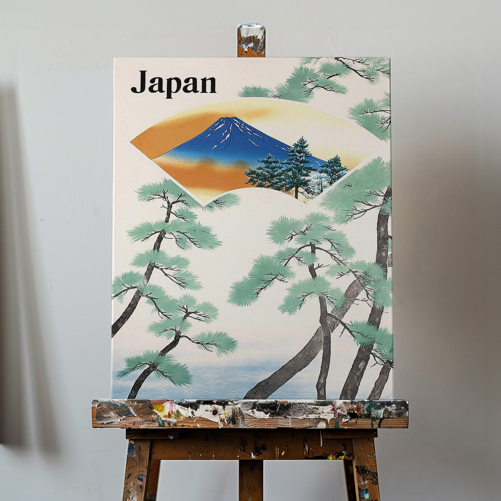 1930'ernes japanske statslige jernbaners rejser Plakater - Kunsttryk | Lærredsbilleder