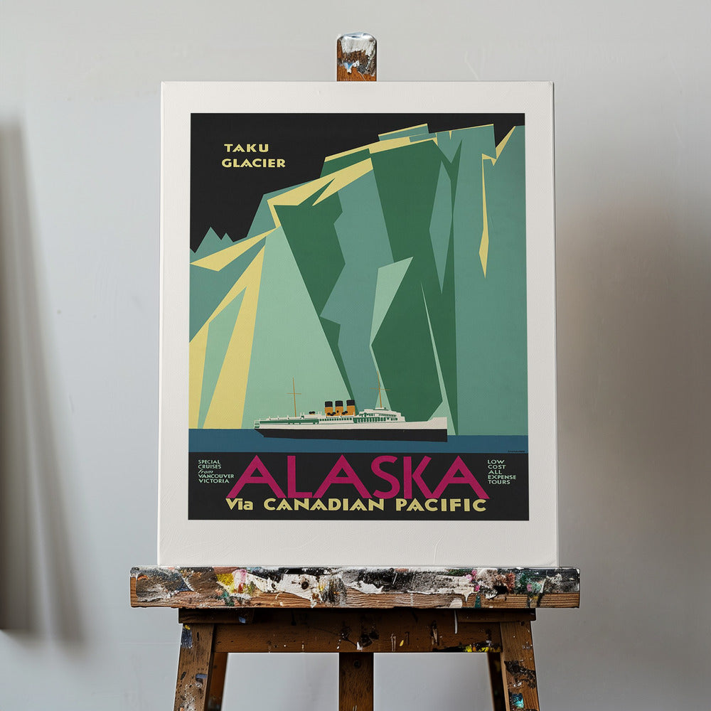 Alaska vía Canadian Pacific. Glaciar Taku | Impresiones en Lienzo