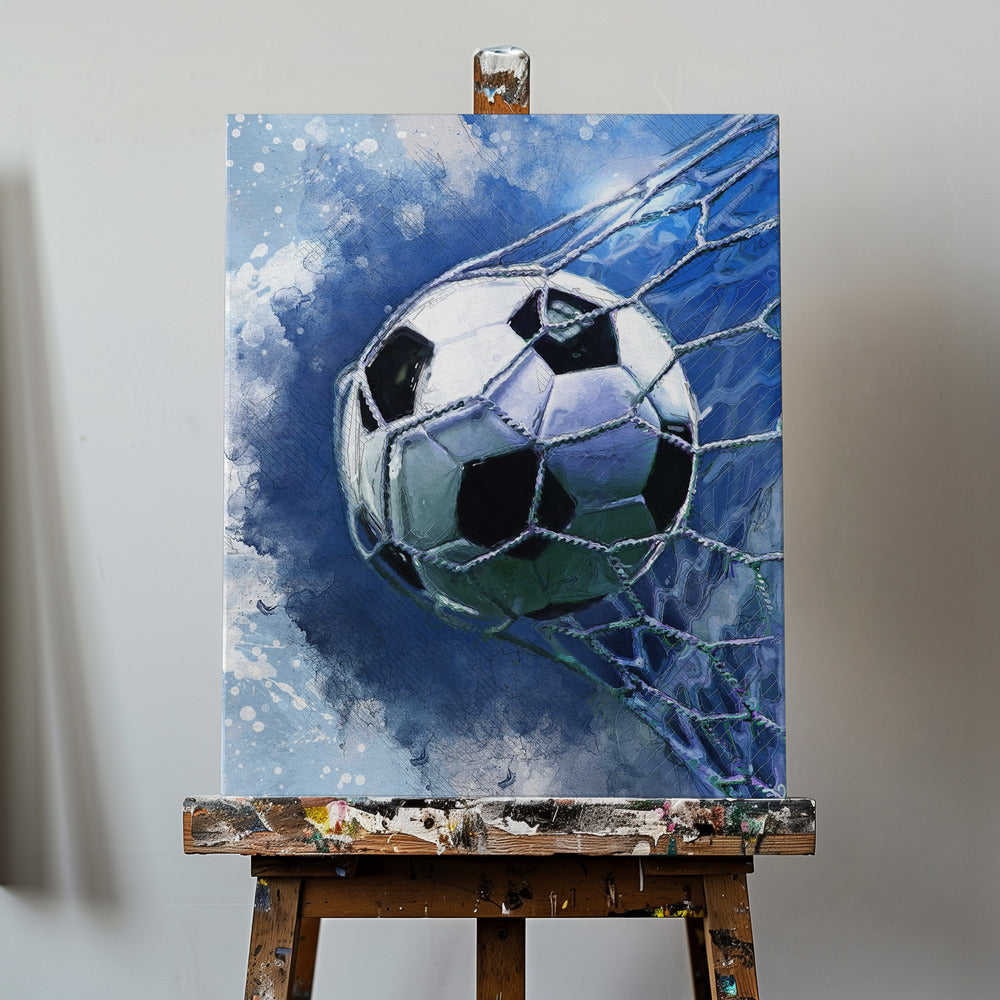 Football 3 art sportif | Tableaux sur Toile