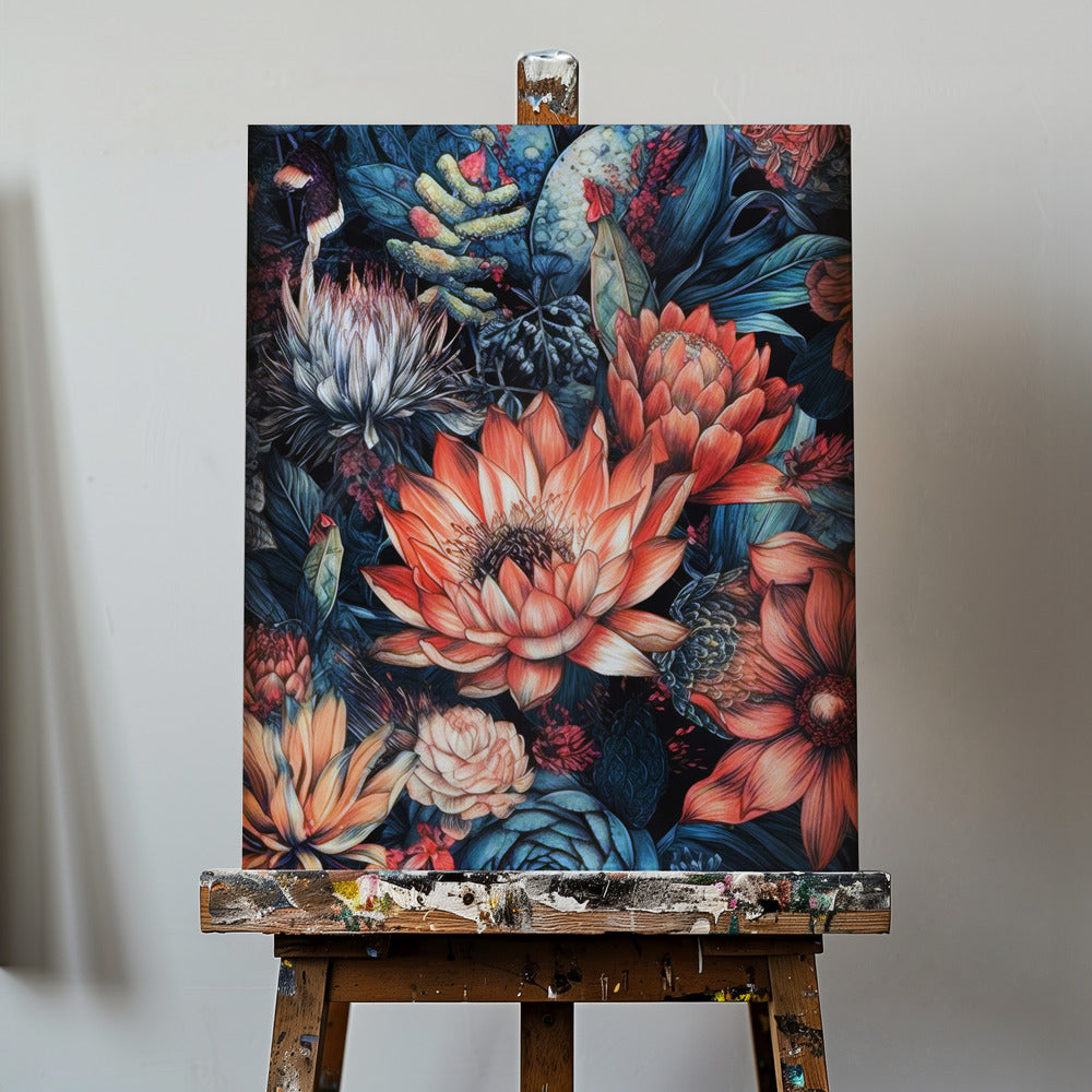 Plantes succulentes et cactus 10 | Toile