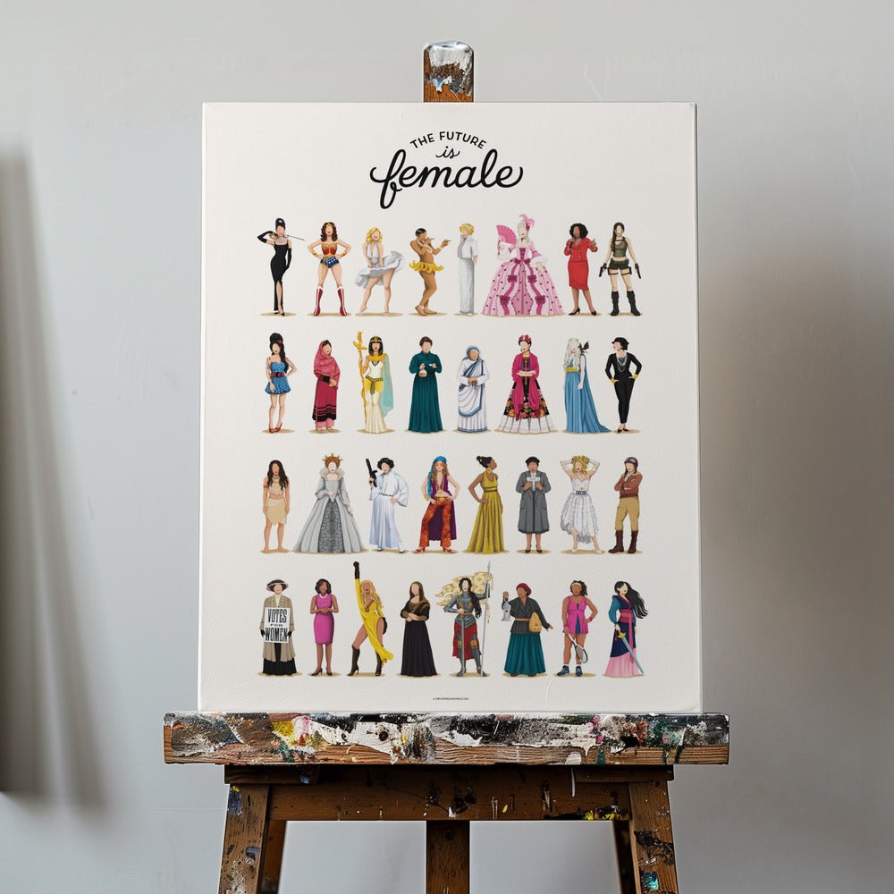 L'avenir est féminin | Tableaux sur Toile