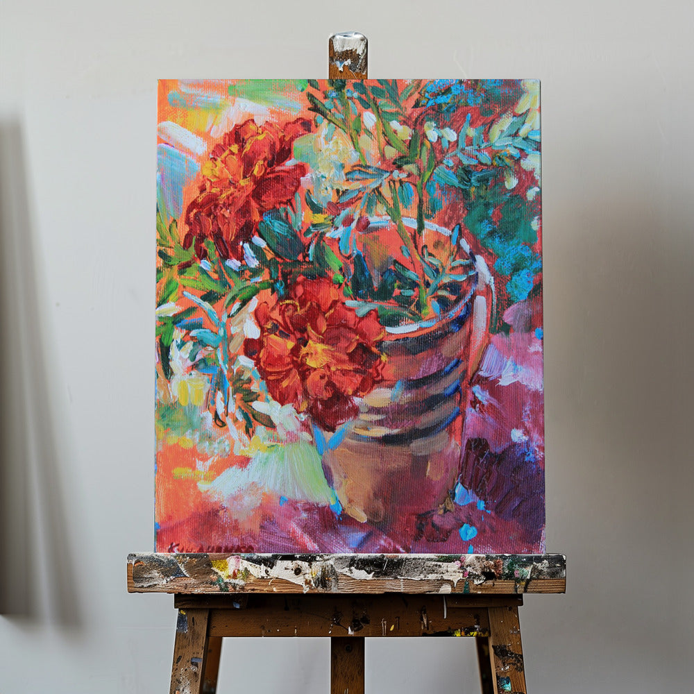 Soucis dans une tasse | Tableaux sur Toile