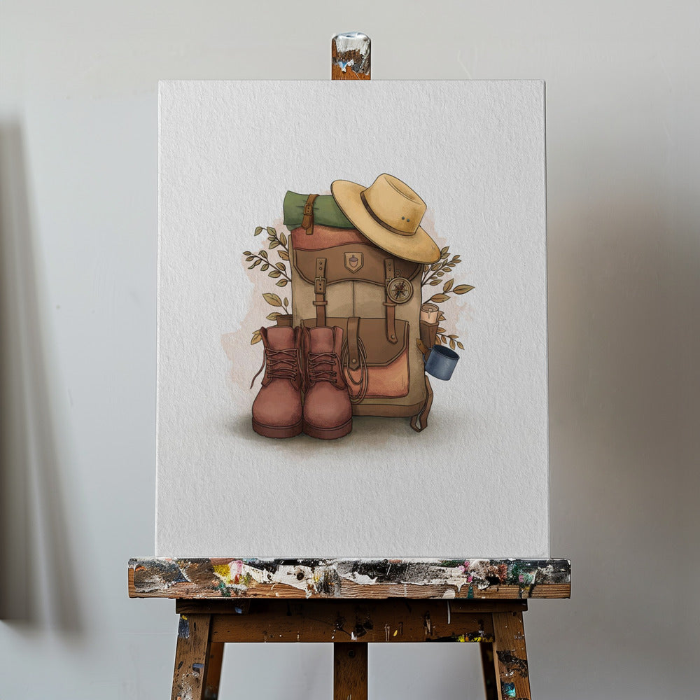 Sac à dos de voyage | Tableaux sur Toile